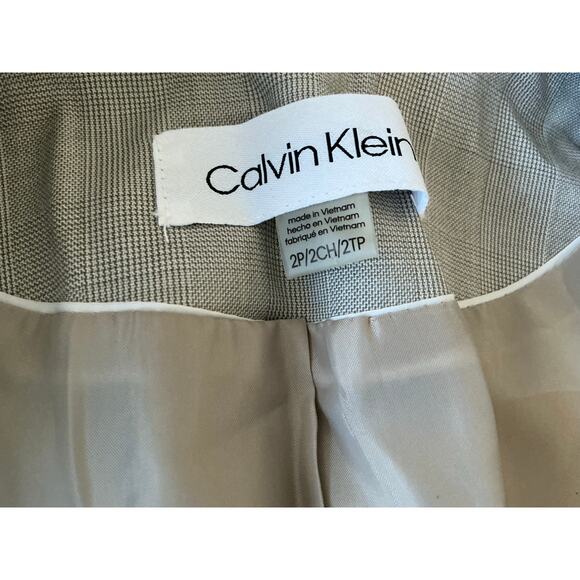 Calvin Klein women's blazer | Light Gray 2P - Picture 8 of 8